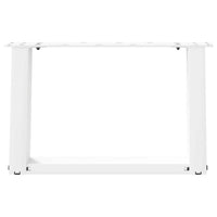 Kavos staliuko kojelės, 2 vnt., baltos, 50x(30 - 31) cm, plienas, U formos - Namų Idėja