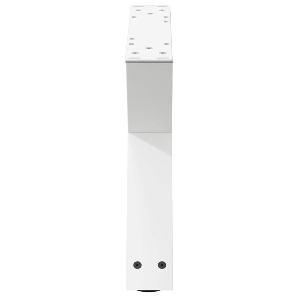 Kavos staliuko kojelės, 2 vnt., baltos, 50x(30 - 31,3) cm, plienas - Namų Idėja