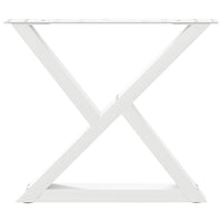 Kavos staliuko kojelės, 2 vnt., baltos, 50x(42 - 43,3) cm, plienas - Namų Idėja