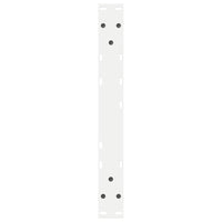 Kavos staliuko kojelės, 2 vnt., baltos, 50x(42 - 43,3) cm, plienas - Namų Idėja