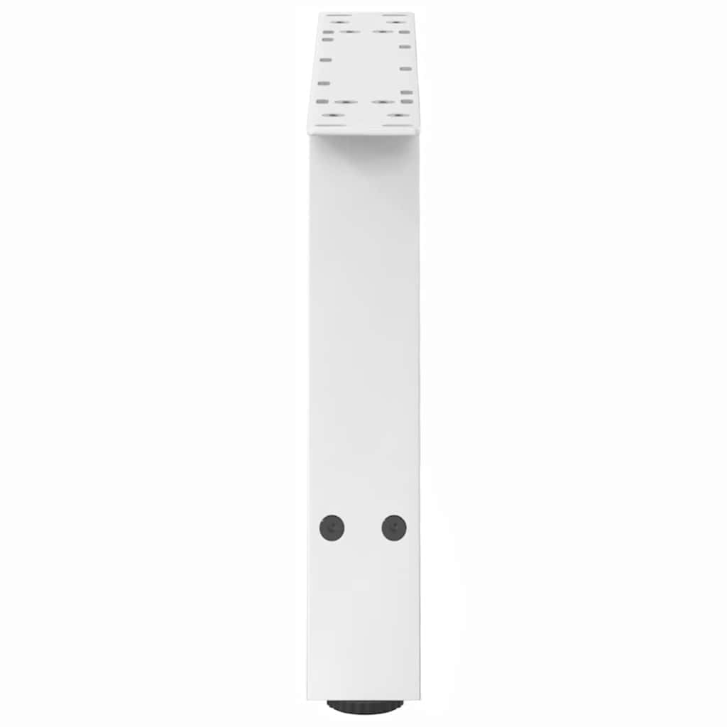 Kavos staliuko kojelės, 2 vnt., baltos, 60x(30 - 31) cm, plienas, A formos - Namų Idėja