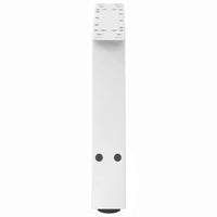 Kavos staliuko kojelės, 2 vnt., baltos, 60x(30 - 31) cm, plienas, A formos - Namų Idėja