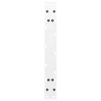 Kavos staliuko kojelės, 2 vnt., baltos, 60x(30 - 31) cm, plienas, A formos - Namų Idėja