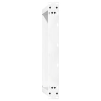 Kavos staliuko kojelės, 2 vnt., baltos, 60x(30 - 31) cm, plienas, U formos - Namų Idėja