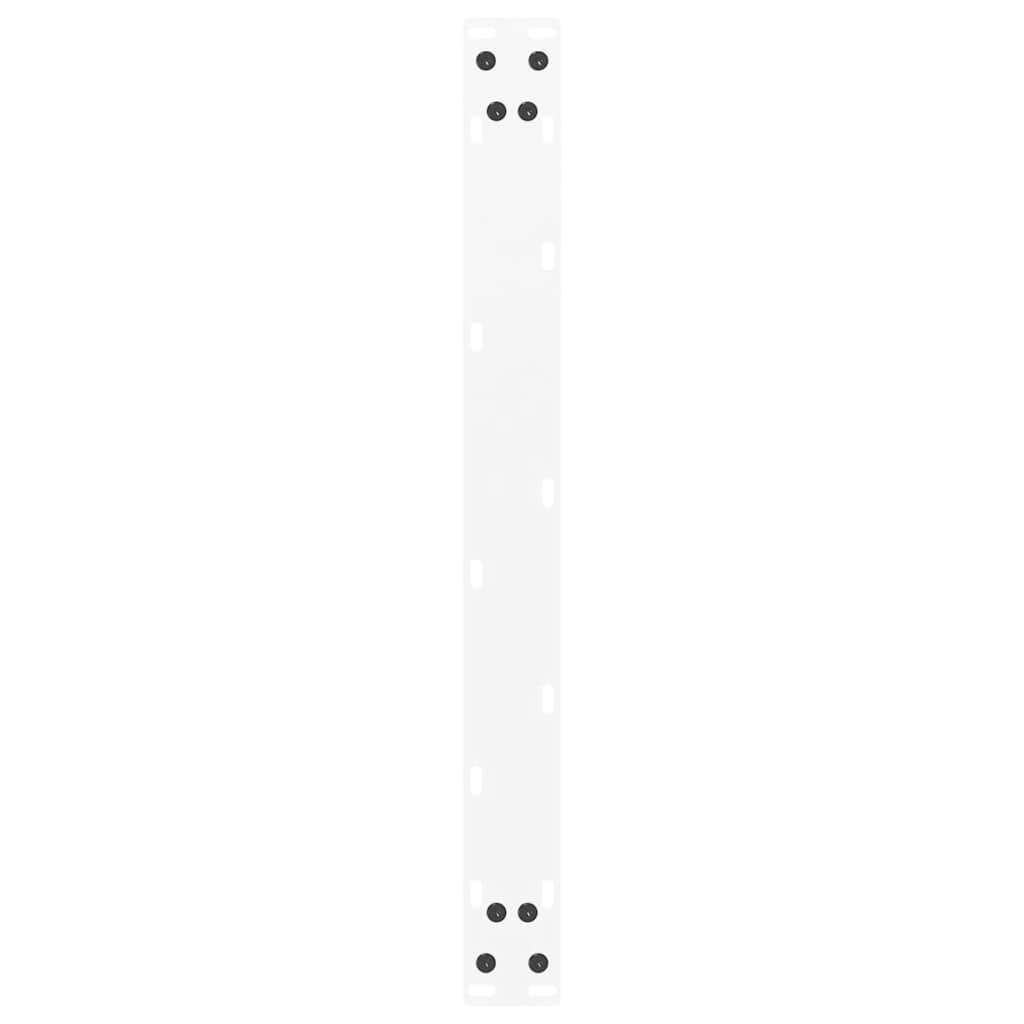 Kavos staliuko kojelės, 2 vnt., baltos, 60x(30 - 31) cm, plienas, U formos - Namų Idėja