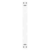 Kavos staliuko kojelės, 2 vnt., baltos, 60x(30 - 31) cm, plienas, U formos - Namų Idėja