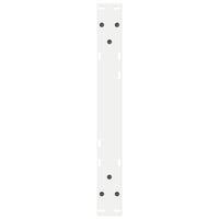 Kavos staliuko kojelės, 2 vnt., baltos, 60x(30 - 31,3) cm, plienas - Namų Idėja