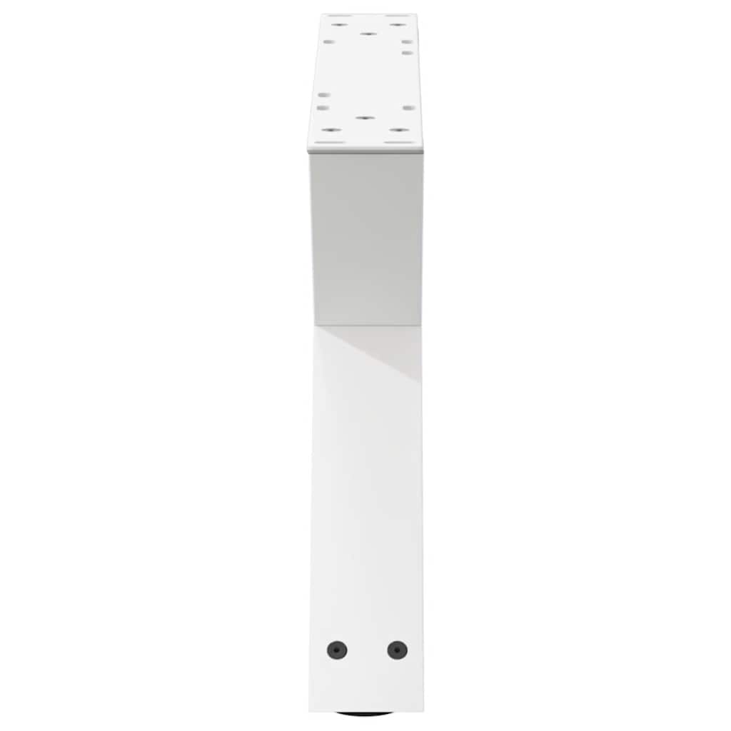 Kavos staliuko kojelės, 2 vnt., baltos, 60x(30 - 31,3) cm, plienas - Namų Idėja