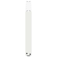 Kavos staliuko kojelės, 2 vnt., baltos, 60x(42 - 43) cm, plienas, U formos - Namų Idėja