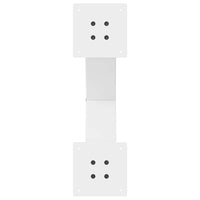 Kavos staliuko kojelės, 2 vnt., baltos, 60x(42 - 43) cm, plienas, X formos - Namų Idėja