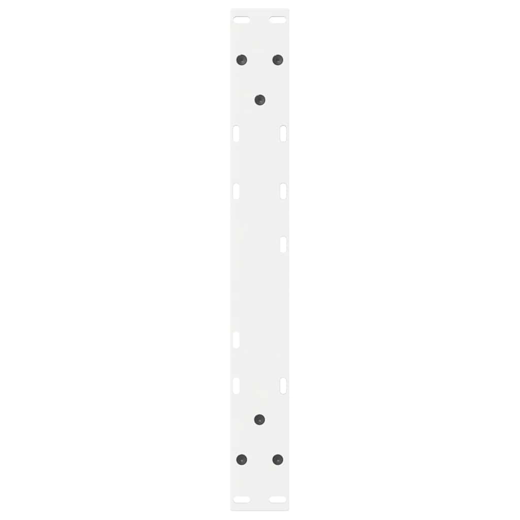 Kavos staliuko kojelės, 2 vnt., baltos, 60x(42 - 43,3) cm, plienas - Namų Idėja