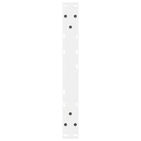 Kavos staliuko kojelės, 2 vnt., baltos, 60x(42 - 43,3) cm, plienas - Namų Idėja