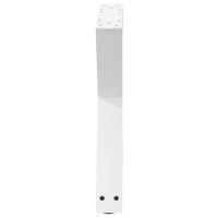 Kavos staliuko kojelės, 2 vnt., baltos, 60x(42 - 43,3) cm, plienas - Namų Idėja