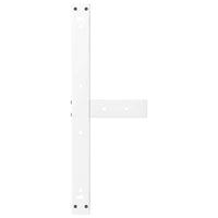 Kavos staliuko kojelės, 2 vnt., baltos, 70x25x(42 - 43) cm, plienas - Namų Idėja