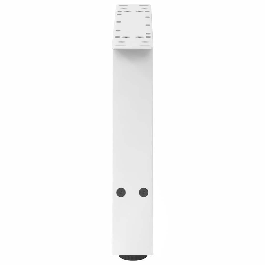 Kavos staliuko kojelės, 2 vnt., baltos, 70x(30 - 31) cm, plienas, A formos - Namų Idėja