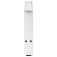 Kavos staliuko kojelės, 2 vnt., baltos, 70x(30 - 31) cm, plienas, A formos - Namų Idėja