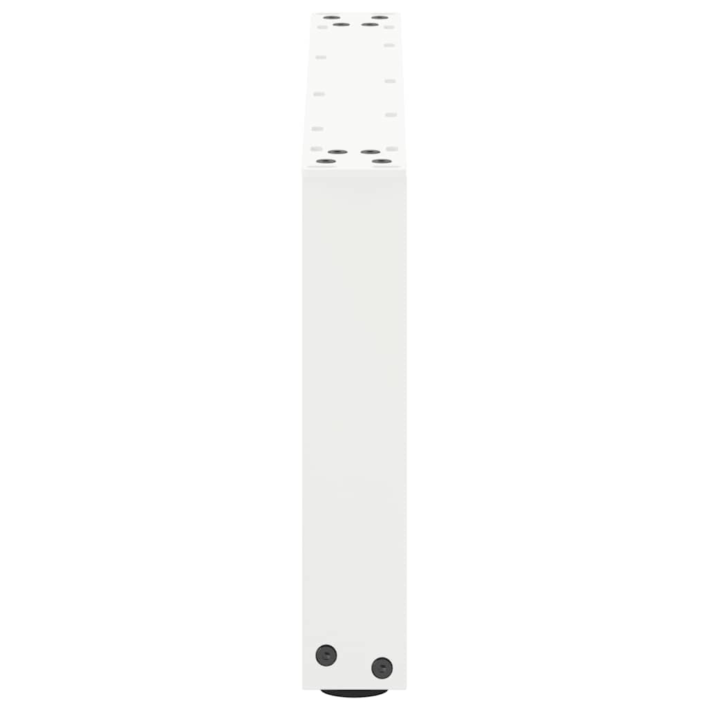 Kavos staliuko kojelės, 2 vnt., baltos, 70x(30 - 31) cm, plienas, U formos - Namų Idėja