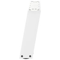 Kavos staliuko kojelės, 2 vnt., baltos, 70x(30 - 31) cm, plienas, U formos - Namų Idėja