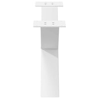 Kavos staliuko kojelės, 2 vnt., baltos, 70x(30 - 31) cm, plienas, X formos - Namų Idėja