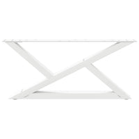 Kavos staliuko kojelės, 2 vnt., baltos, 70x(30 - 31,3) cm, plienas - Namų Idėja
