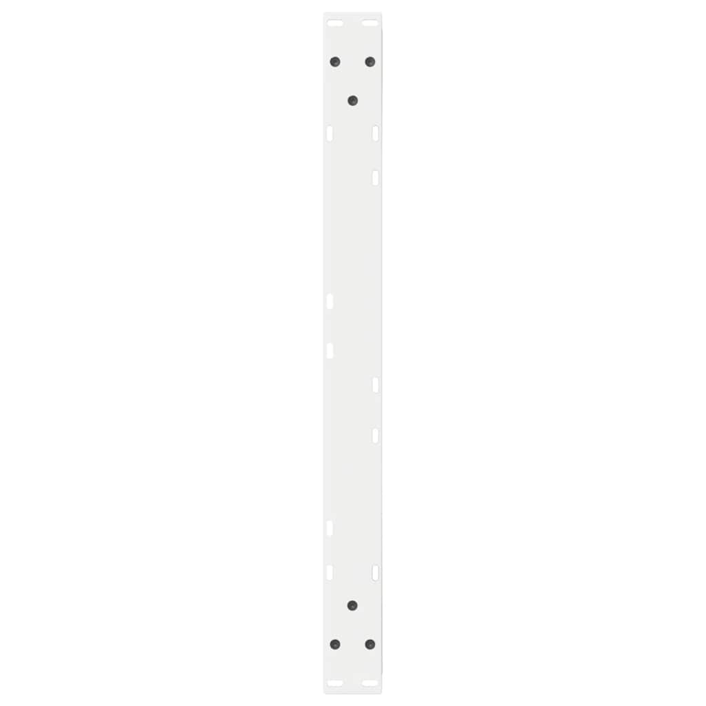 Kavos staliuko kojelės, 2 vnt., baltos, 70x(30 - 31,3) cm, plienas - Namų Idėja