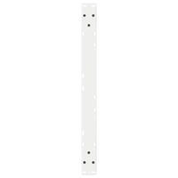 Kavos staliuko kojelės, 2 vnt., baltos, 70x(30 - 31,3) cm, plienas - Namų Idėja