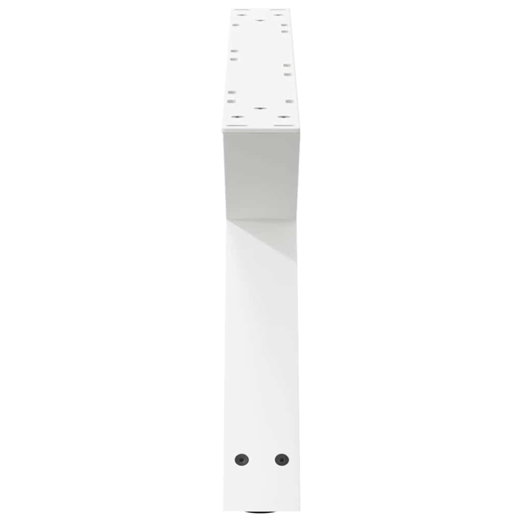 Kavos staliuko kojelės, 2 vnt., baltos, 70x(30 - 31,3) cm, plienas - Namų Idėja