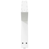 Kavos staliuko kojelės, 2 vnt., baltos, 70x(30 - 31,3) cm, plienas - Namų Idėja
