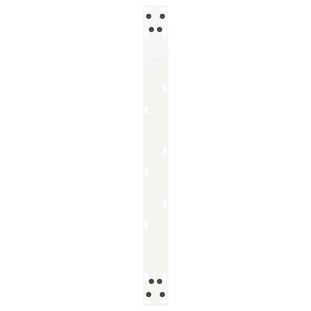Kavos staliuko kojelės, 2 vnt., baltos, 70x(42 - 43) cm, plienas, U formos - Namų Idėja