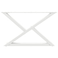 Kavos staliuko kojelės, 2 vnt., baltos, 70x(42 - 43,3) cm, plienas - Namų Idėja