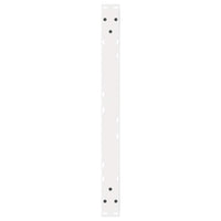 Kavos staliuko kojelės, 2 vnt., baltos, 70x(42 - 43,3) cm, plienas - Namų Idėja