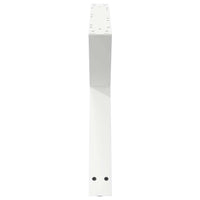 Kavos staliuko kojelės, 2 vnt., baltos, 70x(42 - 43,3) cm, plienas - Namų Idėja