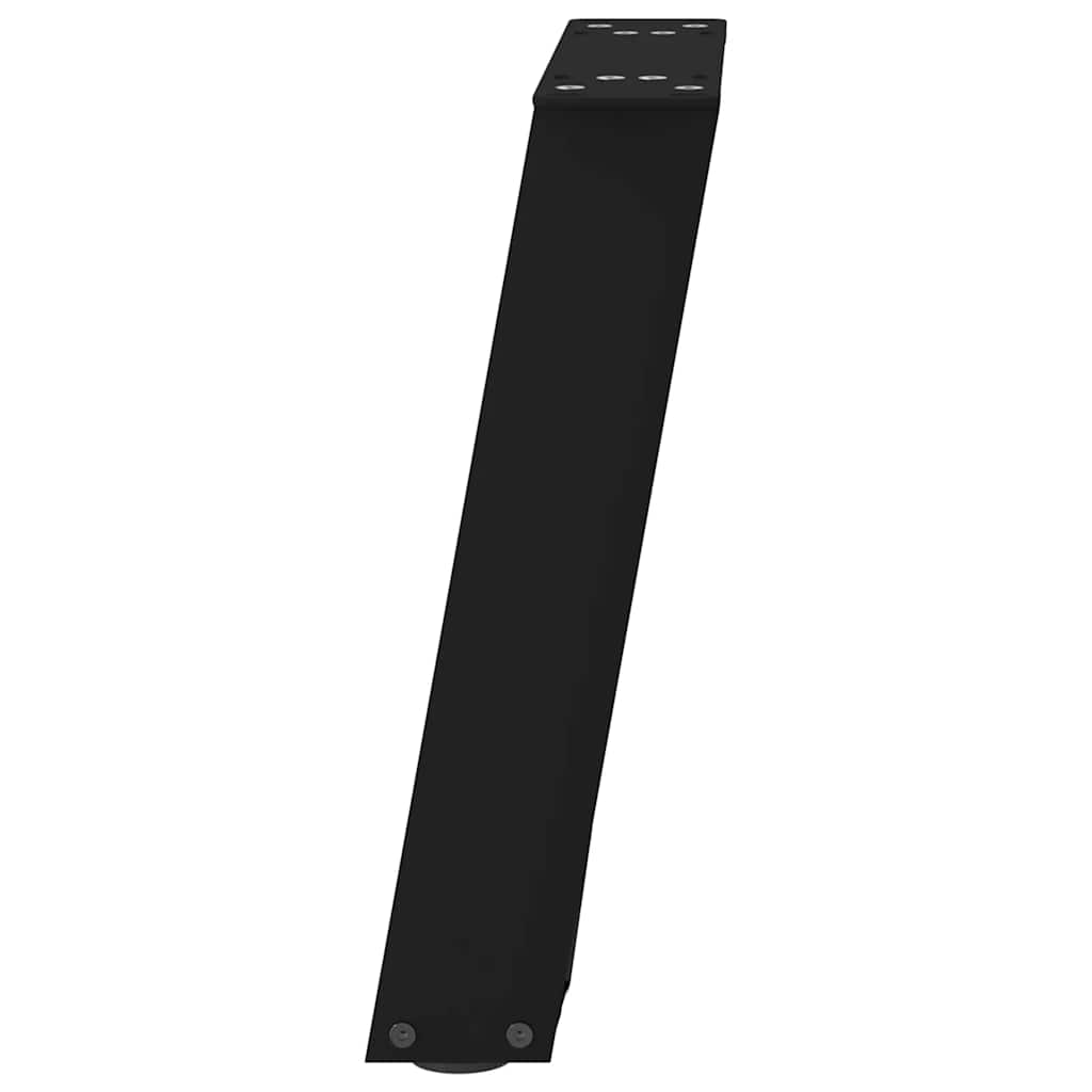 Kavos staliuko kojelės, 2 vnt., juodos, 28x(42 - 43) cm, plienas, U formos - Namų Idėja