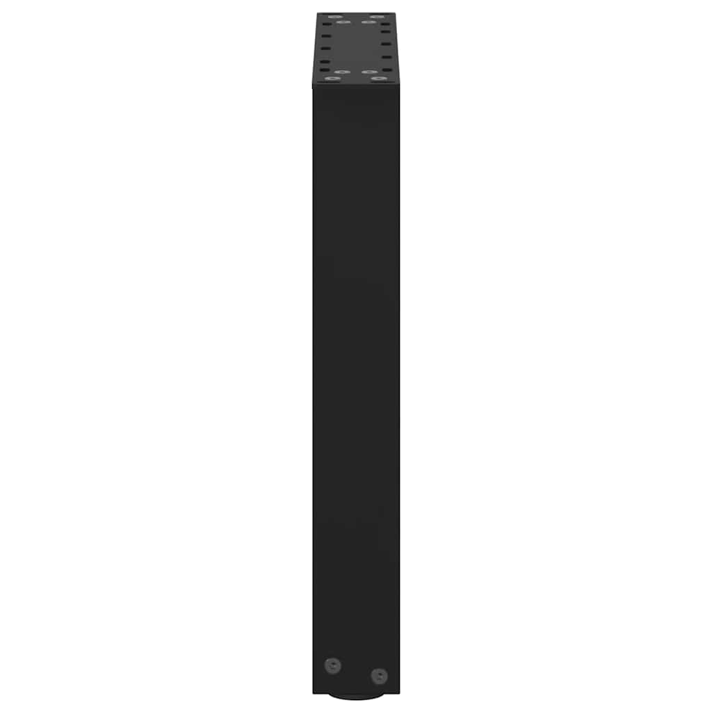 Kavos staliuko kojelės, 2 vnt., juodos, 28x(42 - 43) cm, plienas, U formos - Namų Idėja