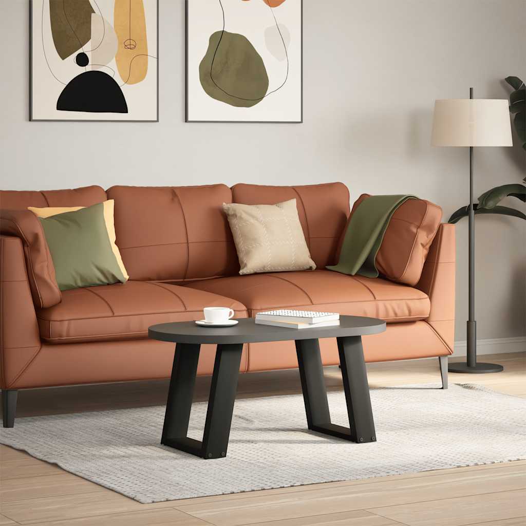 Kavos staliuko kojelės, 2 vnt., juodos, 28x(42 - 43) cm, plienas, U formos - Namų Idėja