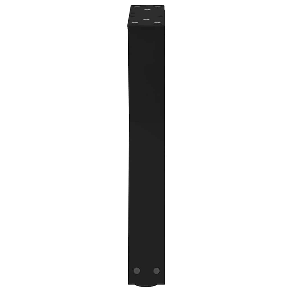 Kavos staliuko kojelės, 2 vnt., juodos, 28x(42 - 43,3) cm, plienas - Namų Idėja