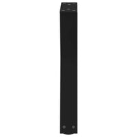 Kavos staliuko kojelės, 2 vnt., juodos, 28x(42 - 43,3) cm, plienas - Namų Idėja