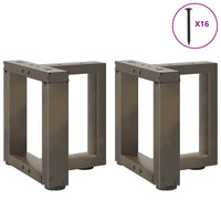 Kavos staliuko kojelės, 2 vnt., juodos, 30x25x(30 - 31) cm, plienas - Namų Idėja