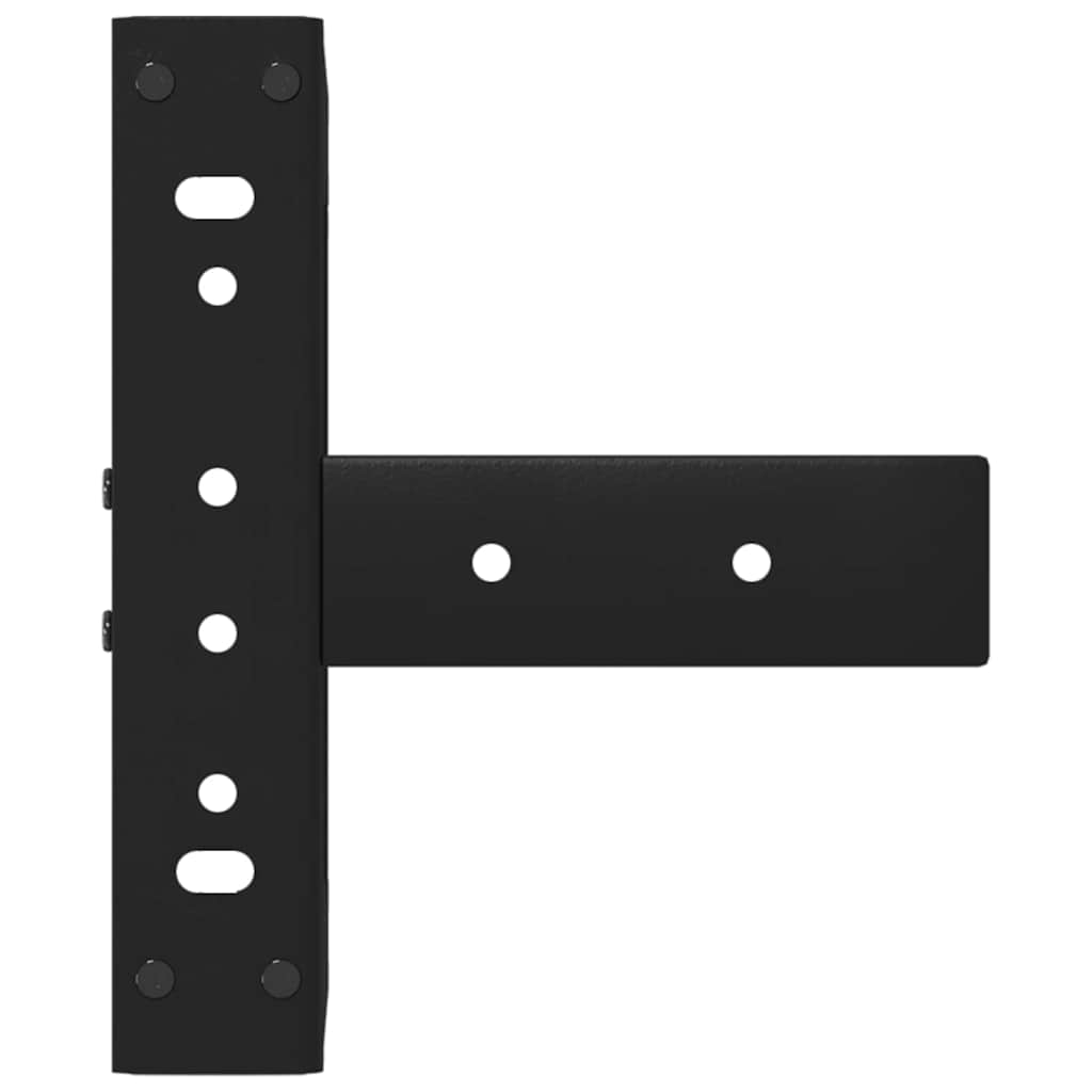 Kavos staliuko kojelės, 2 vnt., juodos, 30x25x(30 - 31) cm, plienas - Namų Idėja