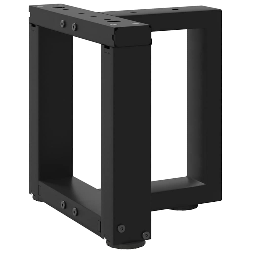 Kavos staliuko kojelės, 2 vnt., juodos, 30x25x(30 - 31) cm, plienas - Namų Idėja