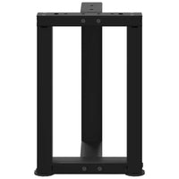Kavos staliuko kojelės, 2 vnt., juodos, 38x25x(42 - 43) cm, plienas - Namų Idėja