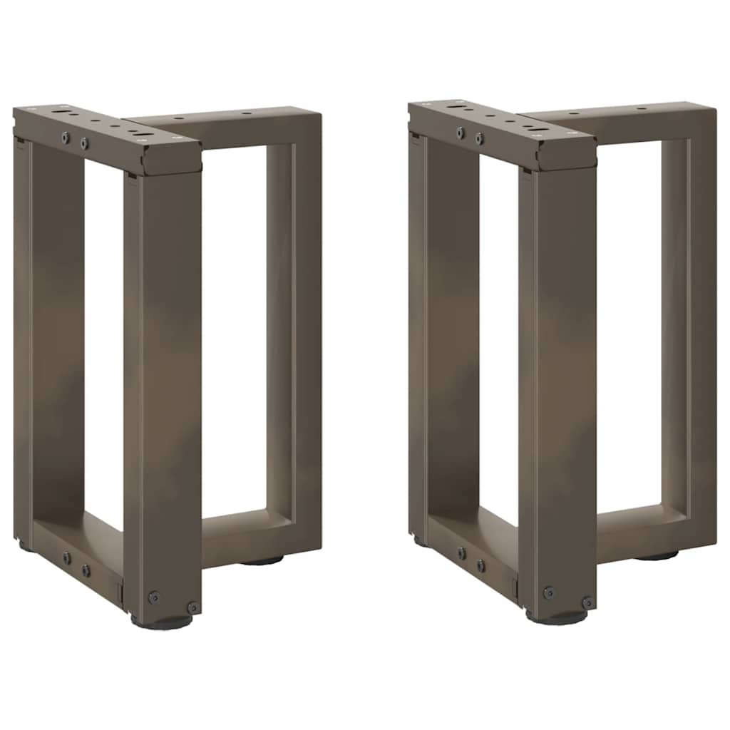Kavos staliuko kojelės, 2 vnt., juodos, 38x25x(42 - 43) cm, plienas - Namų Idėja