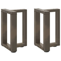 Kavos staliuko kojelės, 2 vnt., juodos, 38x25x(42 - 43) cm, plienas - Namų Idėja