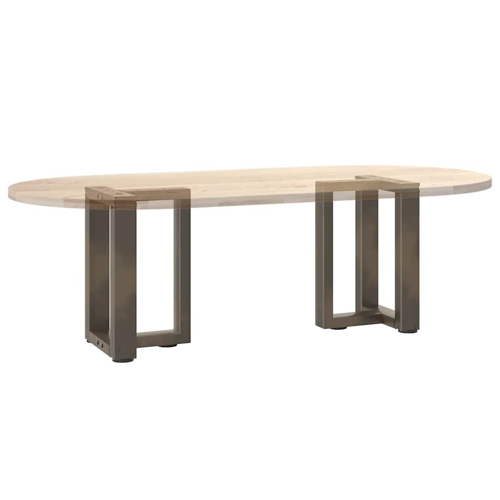 Kavos staliuko kojelės, 2 vnt., juodos, 38x25x(42 - 43) cm, plienas - Namų Idėja