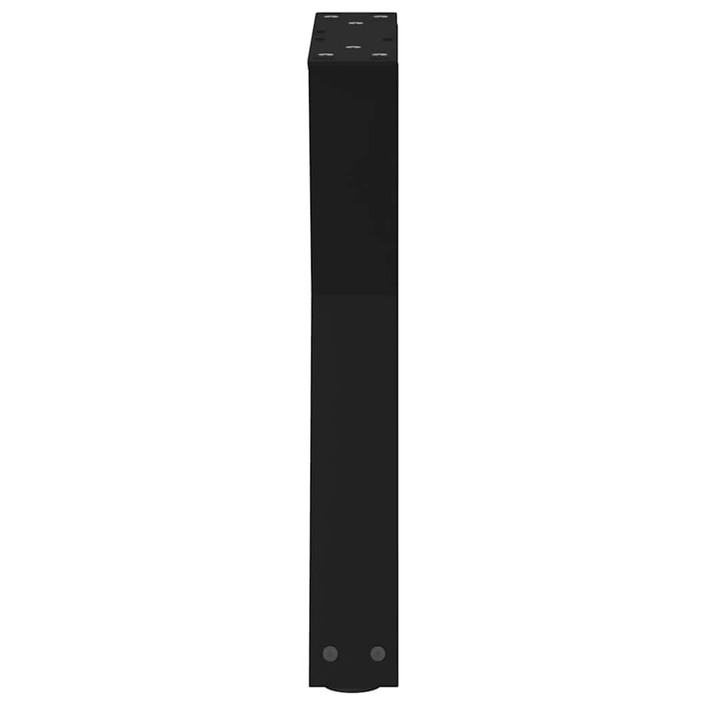 Kavos staliuko kojelės, 2 vnt., juodos, 38x(42 - 43,3) cm, plienas - Namų Idėja