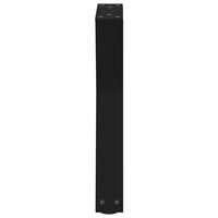 Kavos staliuko kojelės, 2 vnt., juodos, 38x(42 - 43,3) cm, plienas - Namų Idėja