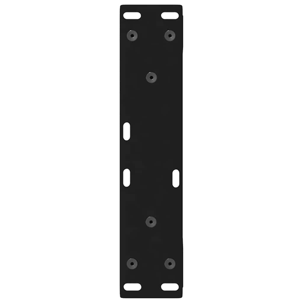 Kavos staliuko kojelės, 2 vnt., juodos, 38x(42 - 43,3) cm, plienas - Namų Idėja