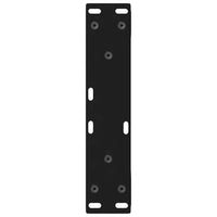Kavos staliuko kojelės, 2 vnt., juodos, 38x(42 - 43,3) cm, plienas - Namų Idėja