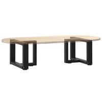Kavos staliuko kojelės, 2 vnt., juodos, 40x25x(30 - 31) cm, plienas, T formos - Namų Idėja