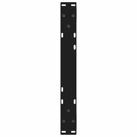 Kavos staliuko kojelės, 2 vnt., juodos, 50x(30 - 31,3) cm, plienas - Namų Idėja